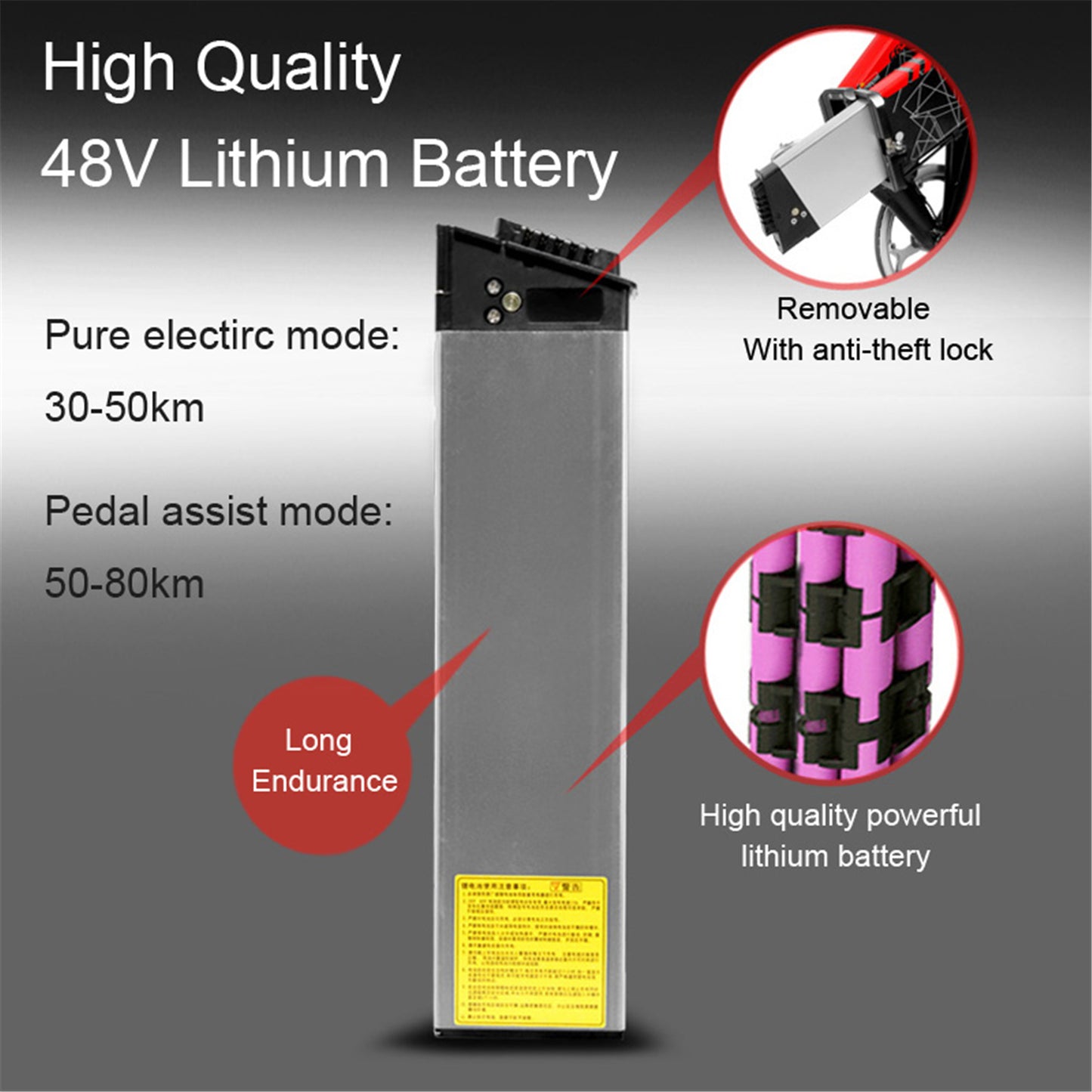 G650 20 pouces E-bike VTT pliant vélo électrique 400W 48V Batterie de lithium avant et arrière pleine suspension