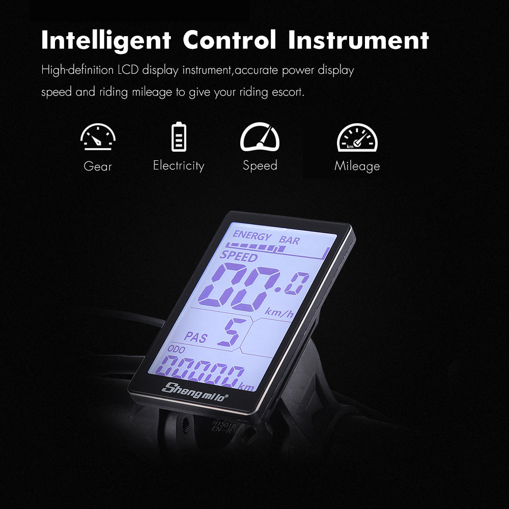 MX01 26 Inch Folding Electric Bicycle, 48V 1000W Kraftfull motor, berg Bike Fat Bike, 5-nivå Pedal Assist Snow Bike