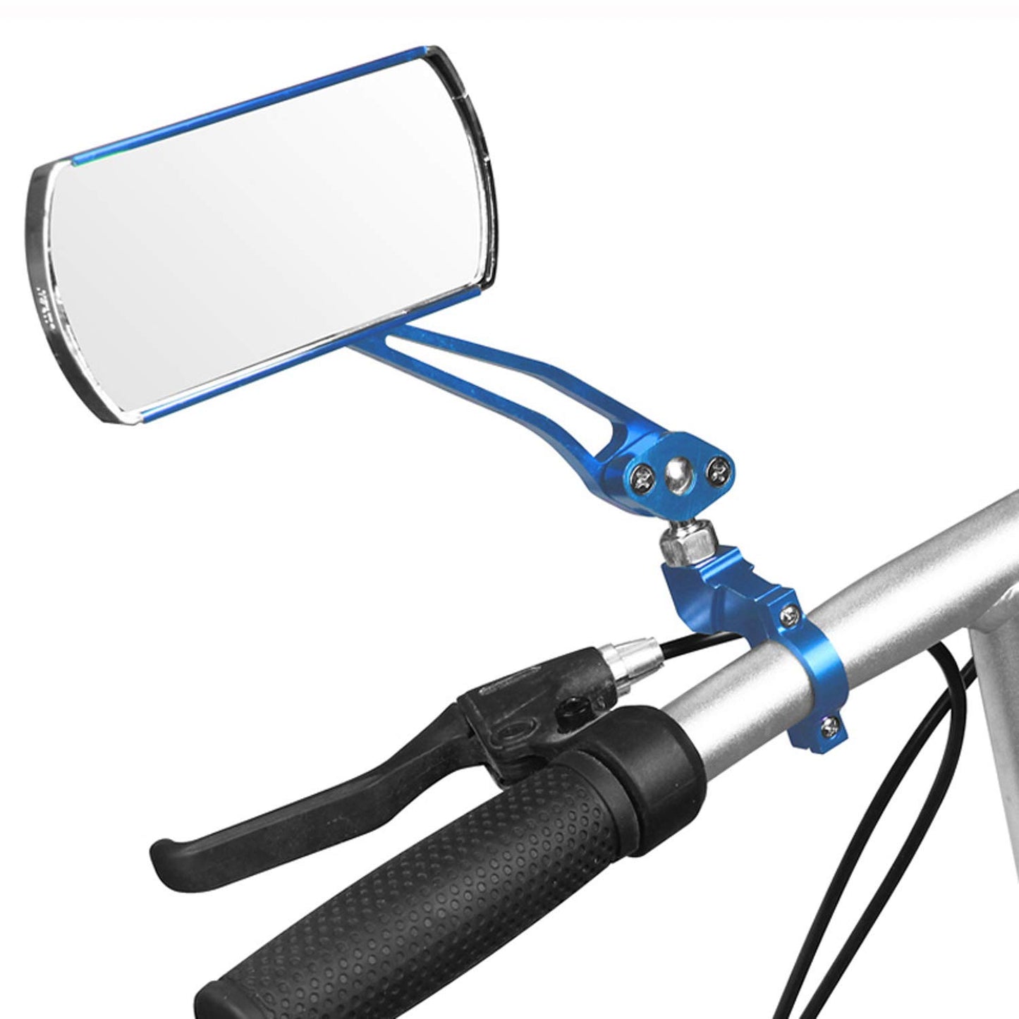 Rétroviseur de vélo Rétroviseur flexible de barre réglable Rétroviseur pour vélo de montagne Large Vision