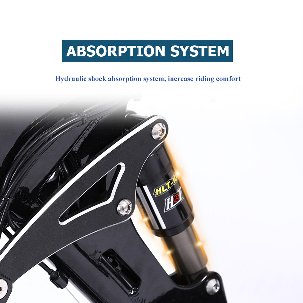 X26 Adulte pliant vélo électrique 26 pouces Fat Tire Mountain Bike 750W 48V 10Ah Batterie Ebike Snow Bike pour hommes