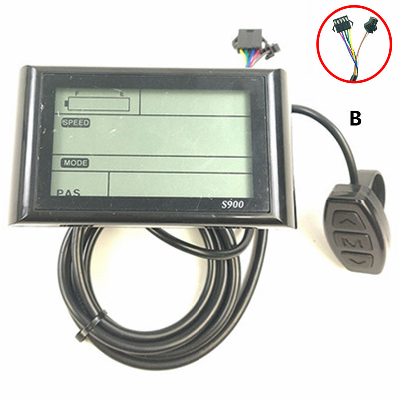 S900 LCD multifonctionnel Ordinateur de vélo pour vélo électrique Lankeleisi