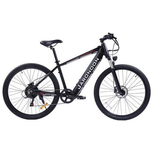 F1 27.5 Inch Electric Mountain Bike, 500W Motor 48V 10Ah/15Ah Grande capacité Batterie intégrée, Fourche de suspension de printemps d'huile, hydraulique Disc Brake