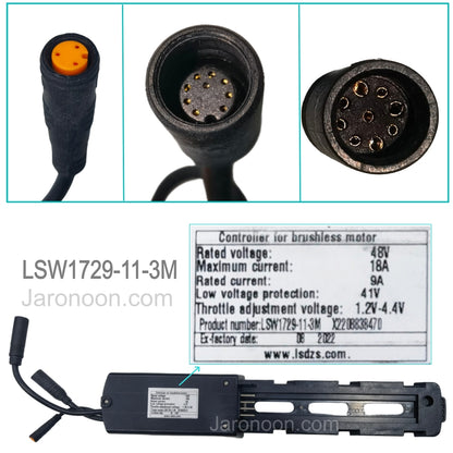 LSW1729-11-5-1E / LSW1729-11-3M Controller Speical for CMACEWHEEL Electric Bike