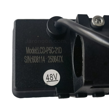 LCD-P5C-21D E-Bike Smart Display Meter | 48V, IP67 Waterproof, SM 5+3 Core(50.8x38mm)