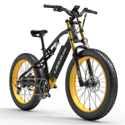 RV700 1000W 48V 16Ah Vélo électrique puissant 26 Inch Beach Bike Mountain Bike Upgraded Oil Spring Downhill Fork Dual Suspension