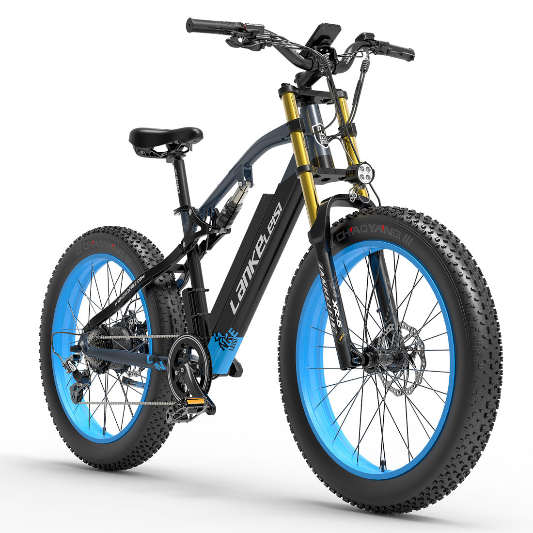 RV700 1000W 48V 16Ah Vélo électrique puissant 26 Inch Beach Bike Mountain Bike Upgraded Oil Spring Downhill Fork Dual Suspension