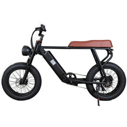 Bicicletă de munte pentru adulți 20FG Bicicletă electrică de 20 inci 500W 48V 15Ah Baterie cu litiu Suspensie pneumatică Viteza furcii din față de până la 45 km/h