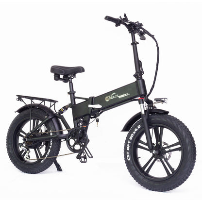 RX20 750W Folding Electric Bicycle 20*4 (ang.). Fat Tire Mountain Bike 48V (ang.). E-bike Full Suspension (ang.)