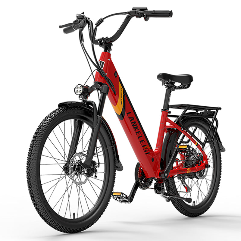 ES500 Pro 500W 48V 16Ah 130Km Rezistență 24 inci Motor fără perii Bicicletă electrică urbană Frâne cu două discuri 32 km/h Viteză maximă City Bik