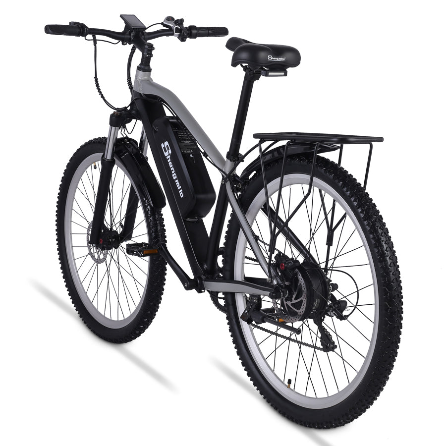 M90 Adulte Electric Bike 29 pouces Mountain Bike 48V 17Ah Batterie de lithium amovible Front > Arrière hydraulique Brake