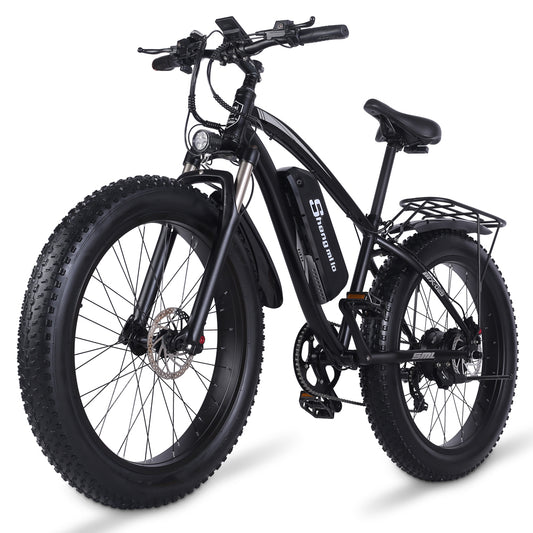 Shengmilo MX02S 26 Inch Electric Bike 1000W (ang.). Góry Bike Snow Bike 48V17Ah Lithium Battery (ang.) Brak