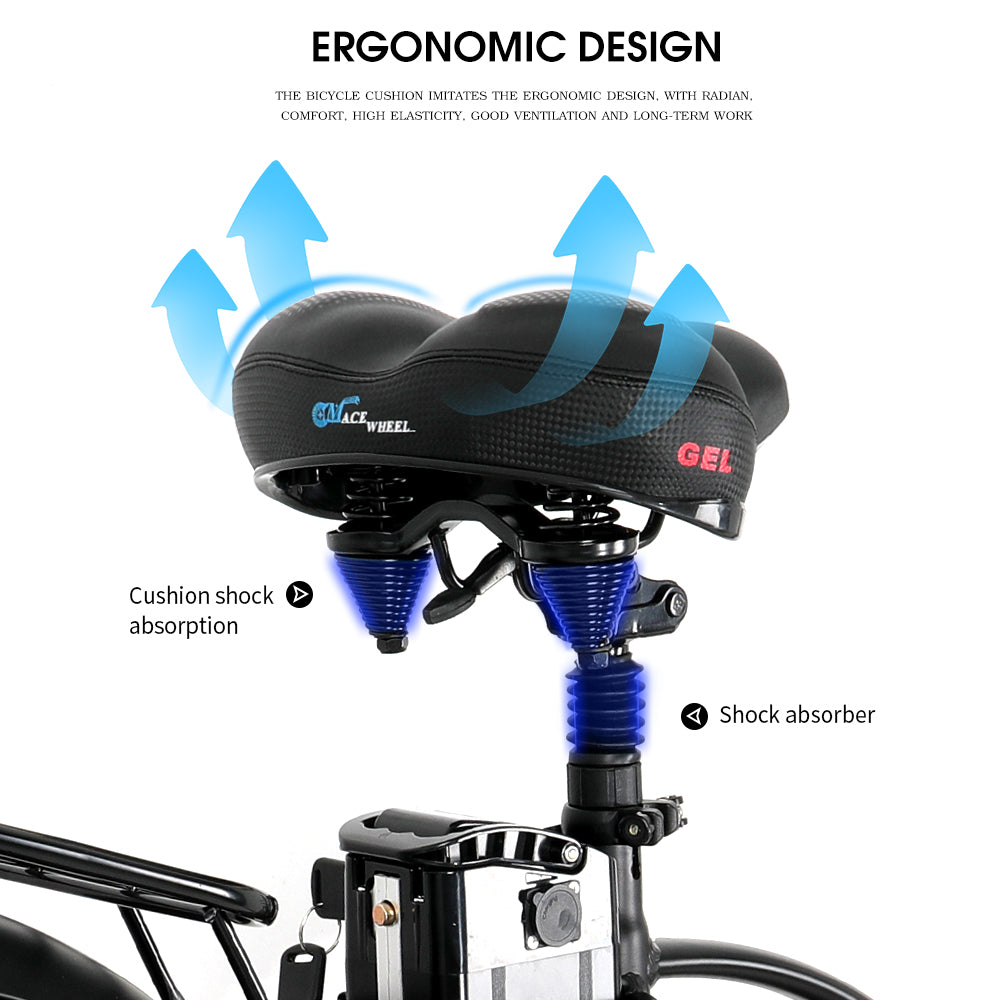 Y20 750W Folding Electric Bike, 20 Inch 4.0 Fat Tire Mountain Bike, 48V 15A/17A Lithium Battery, Speed Up to 45km/h